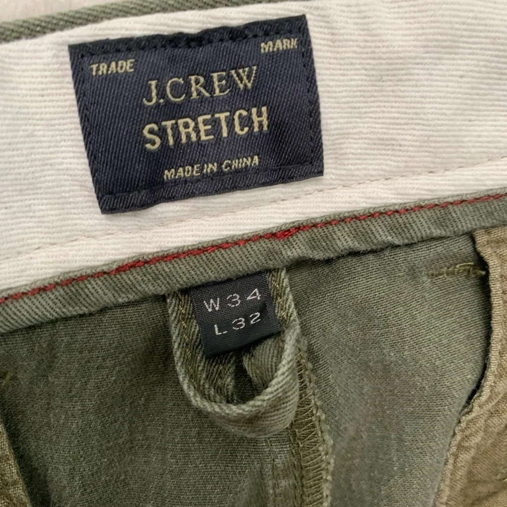 J. Crew Men’s Chino Stretch Long Pants Size L32 x 34W